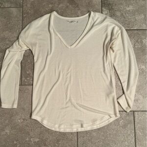Soft A&F Cozy Collection Abercrombie & fitch Long sleeve Top Vneck Small